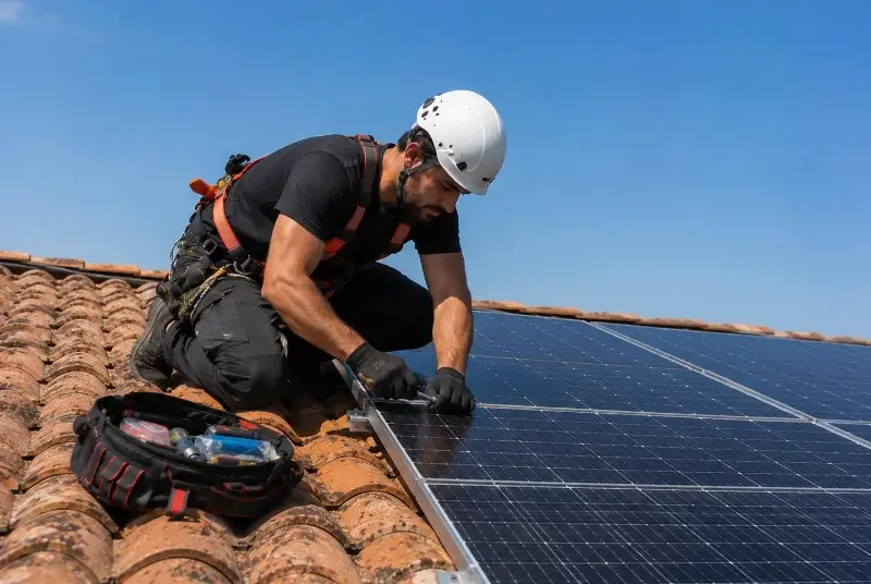 Maintenance et monitoring de panneaux solaires à la Mézière